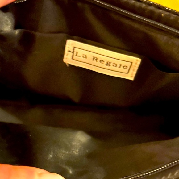 La Regale black beaded vintage style evening purse - Picture 3 of 5